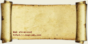 Hana Vasiljković vizit kartica